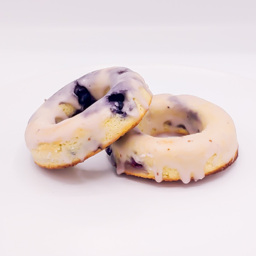 The KETO Kitchen Donuts Blueberry Lemon