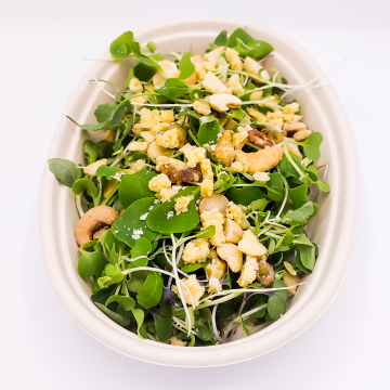 The KETO Kitchen Loaded Micro Greens Salad