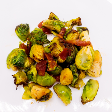 The KETO Kitchen Roasted Brussels Sprouts
